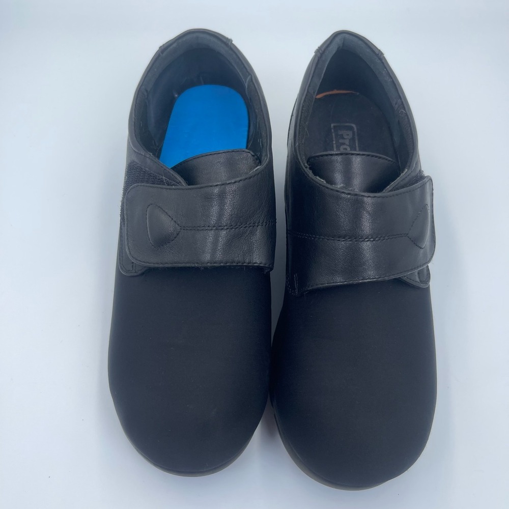 PROPET Diabetic Friendly Orthotic Wilma Walking Shoes Women Size 8 XX (4E) Black